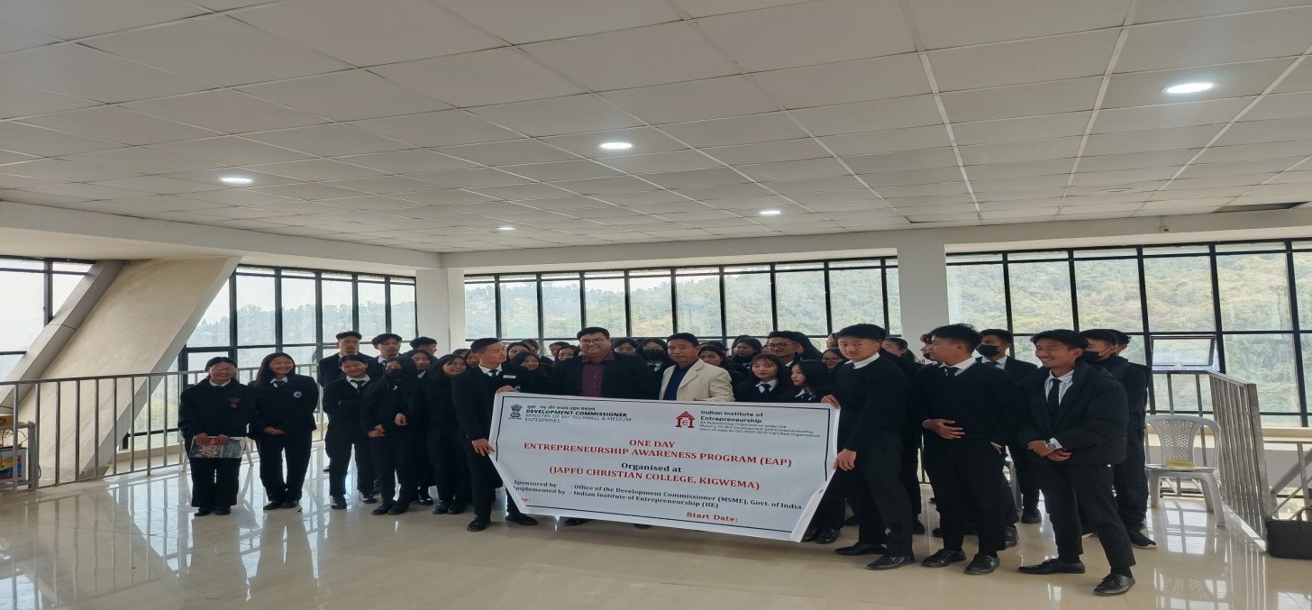 Entrepreneurship Development Centre have organized EAP on 13th Feb 2025 at Japfu Christian College